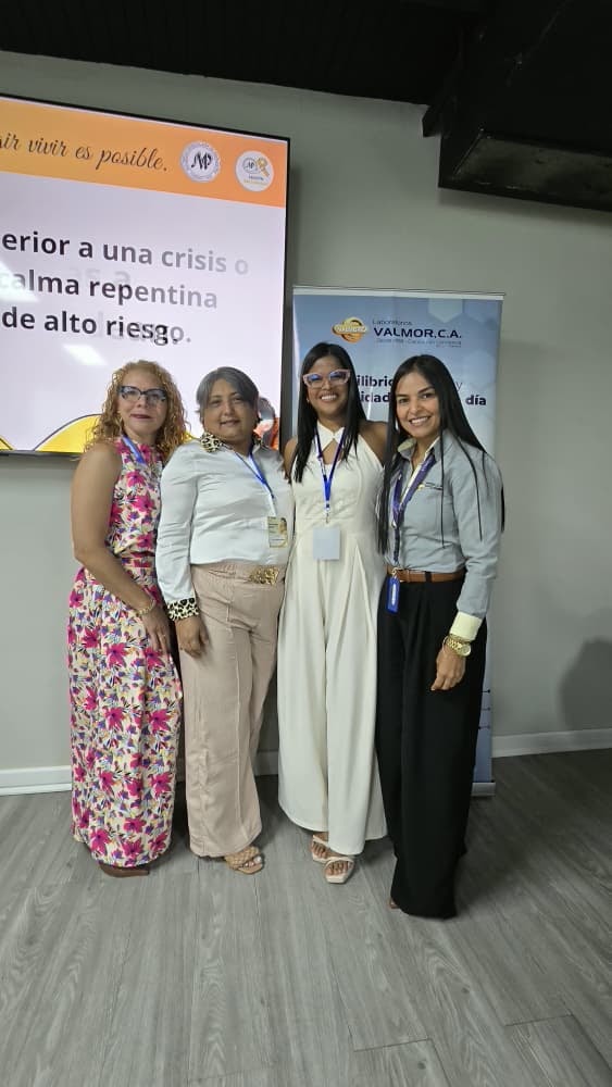 Asistentes al encuentro de salud mental en El Tigre